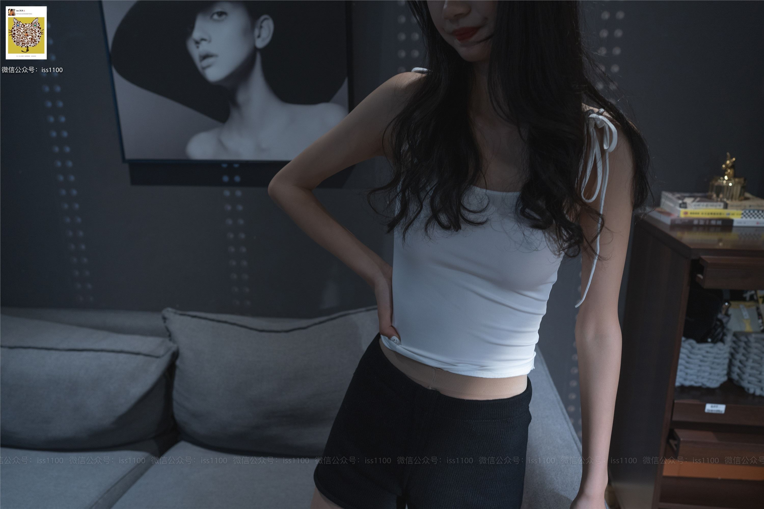 ISS系列 006 酱酱 白色吊带